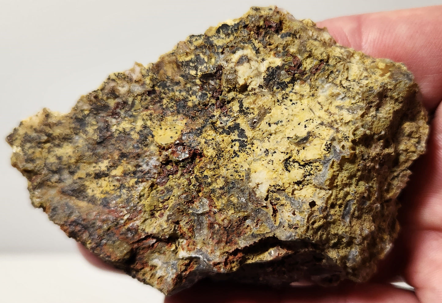 Bloody Basin Plume Agate Slab (End Piece)