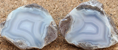Polished Face Dugway Thunder Egg (Pair)