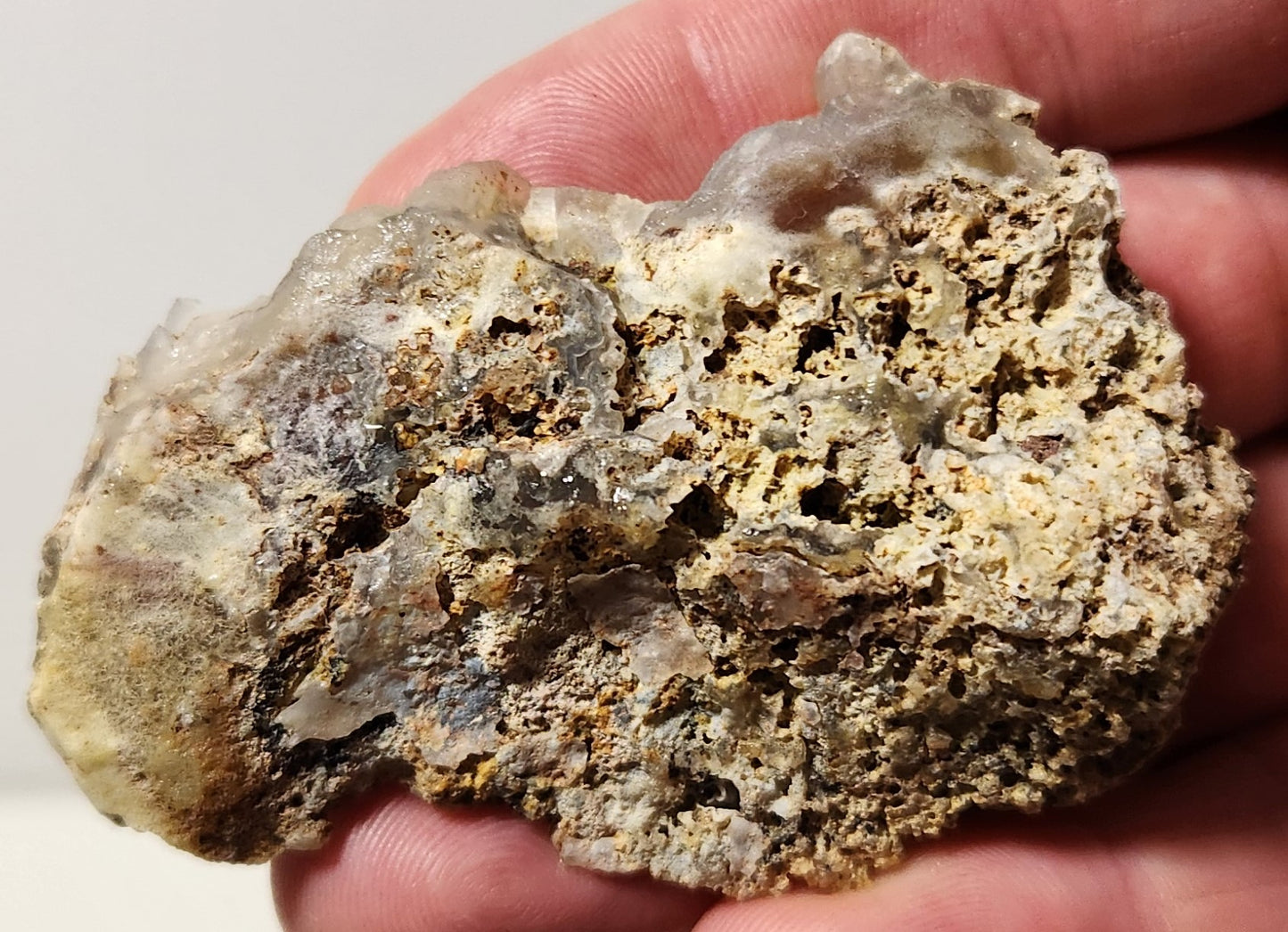 Losa de ágata de penacho de cuenca sangrienta (pieza final)