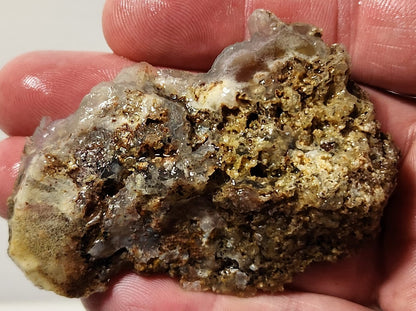 Losa de ágata de penacho de cuenca sangrienta (pieza final)
