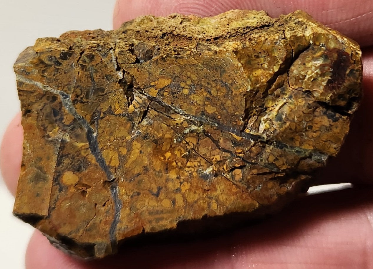 Dalle d’agate Plume de bassin sanglant (pièce d’extrémité)