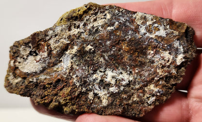 Dalle d’agate panache sanglante (pièce d’extrémité)