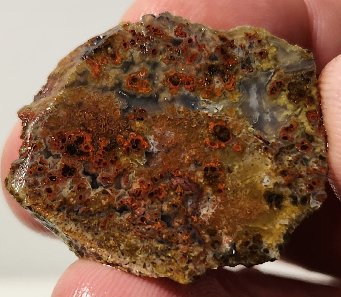 Dalle d'agate à plumes du bassin sanglant (pièce finale)