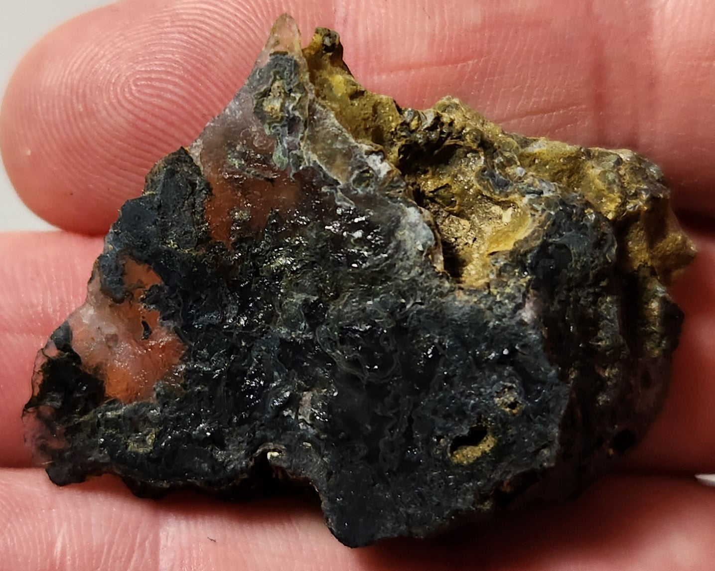 Dalle d'agate à plumes du bassin sanglant (pièce finale)