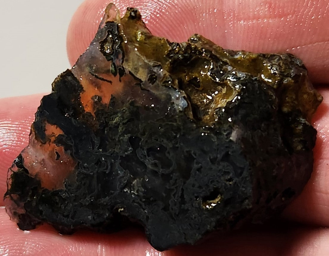 Dalle d'agate à plumes du bassin sanglant (pièce finale)