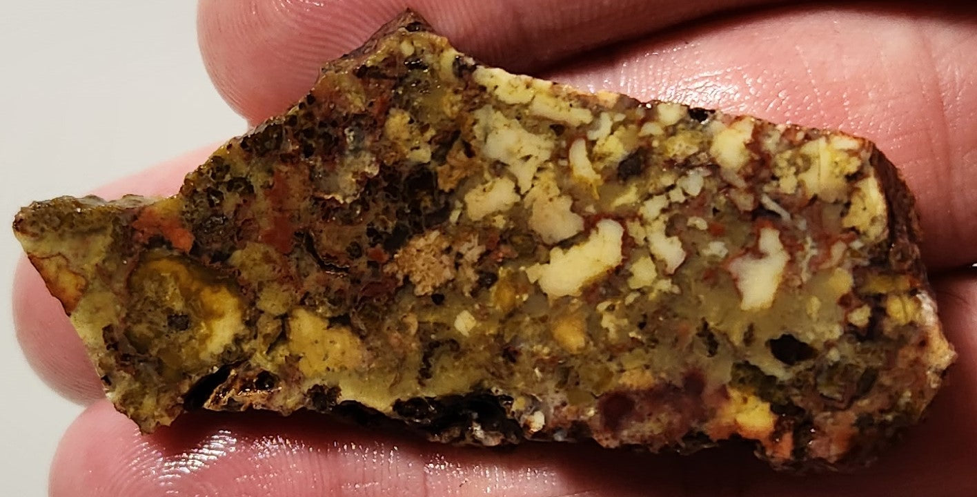 Bloody Basin Plume Agate Slab