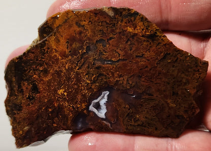 Dalle d’agate de panache de bassin sanglant