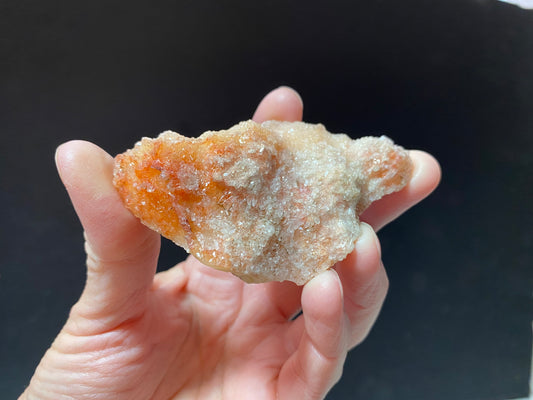 Assiette Luna Orange/Cristal Clair