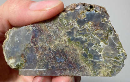 Rodeo Flats Clear Green/Red/Yellow Moss Agate Slab